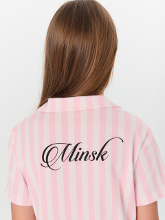 Рубашка, шорты Mark Formelle 567745/25-37344ПП-0 розовая_полоска_Minsk_1_сл_на_спинке - фото 3
