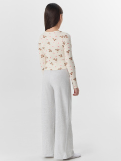Брюки, джемпер Mark Formelle 567758/25-36077ПП-1 мишки_с_цветами_на_молоке_серый_меланж_4306_А - фото 2