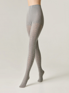 Колготки CONTE AJOUR 300 grey 24С-146СП - фото 1
