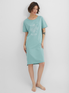 Сорочка Mark Formelle 572310/25-36120ПП-0 шалфей_печать_1_сл_на_пол - фото 4