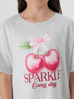 Сорочка Mark Formelle 577717/25-39061ПП-0 серый_меланж_4306_А_печать3_3_сл_на_пол - фото 3