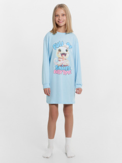 Сорочка Mark Formelle 577718/24-26244ПП-0 насыщенный_голубой_печать_3_сл_на_пол - фото 1