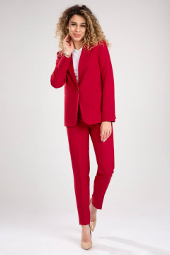 Брюки, жакет IVARI 10403/1 красный - фото 4