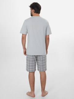 Футболка, шорты Mark Formelle 591044/25-5076ПП-0 св.серый_св.серая_клетка_2_сл_на_пол - фото 2