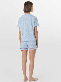 Рубашка, шорты Mark Formelle 592348/25-37734ПП-0 бантики_на_голубом - фото 5