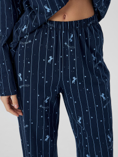 Блуза, брюки Mark Formelle 592462/25-37180ПП-0 лошади_на_синей_полоске - фото 5