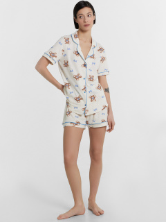 Рубашка, шорты Mark Formelle 592478/25-38954ПП-0 мишки_на_молочном - фото 1