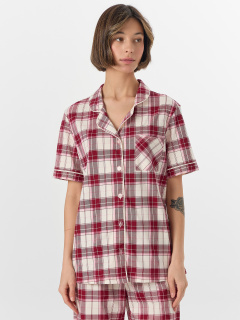 Брюки, рубашка Mark Formelle 592505-1/25-37814ПП-0 молочно_бордовая_клетка - фото 3