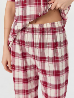 Брюки, рубашка Mark Formelle 592505-1/25-37814ПП-0 молочно_бордовая_клетка - фото 5