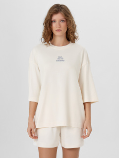 Футболка, шорты Mark Formelle 592526/24-27865ПП-2 молочный_печать_1_сл_на_пол - фото 1