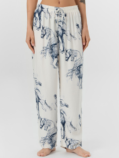 Брюки, футболка Mark Formelle 592541/25-34509ПП-14 молочный_лошади_на_молочном - фото 2