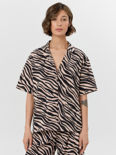 Брюки, рубашка Mark Formelle 592554/25-34625ПП-0 зебра_на_холодном_бежевом - фото 1