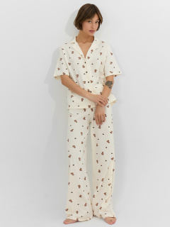 Брюки, рубашка Mark Formelle 592554/25-38160ПП-0 мишки_на_молочном - фото 1