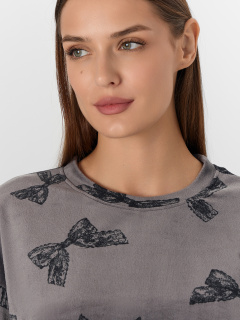 Брюки, джемпер Mark Formelle 592618/25-35997ПП-3 бантики_на_сером - фото 5