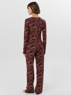 Брюки, джемпер Mark Formelle 592624/25-35965ПП-2 золотые_олени_на_бордо - фото 2