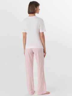Брюки, джемпер Mark Formelle 592635/25-40298ПП-0 белый_розовая_полоска_1_сл_на_пол - фото 3
