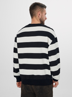 Свитшот Mark Formelle 121865/1/24-3295П-7(3) черно_молочная_полоска - фото 2