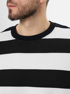 Свитшот Mark Formelle 121865/1/24-3295П-7(3) черно_молочная_полоска - фото 4