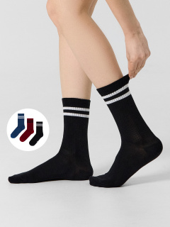 Носки Mark Formelle 217A-574/253217A черный_вишневый_джинсовый_рис.574 - фото 1