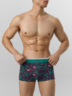 Трусы Mark Formelle 411124-3/25-5321П-5НГ елки_на_черном_зеленый_ч.клетка_на_зеленом - фото 2