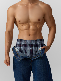 Трусы Mark Formelle 411152/25-5801П-0 голубая_клетка_на_т.синем - фото 5