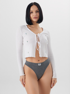 Трусы Mark Formelle 412543-3/25-50-37951Ц-5 т.серый_меланж_4348_F_черный_черный_декор - фото 4