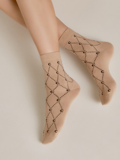 Носки CONTE CLASSIC бежевый 7С-22СП - фото 1