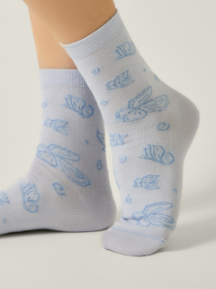 Носки CONTE CLASSIC бледно-фиолетовый 15С-15СП - фото 4