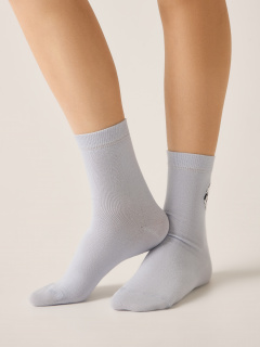 Носки CONTE CLASSIC бледно-фиолетовый 24С-151СП - фото 5