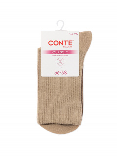 Носки CONTE CLASSIC молочный 25С-32СП - фото 1