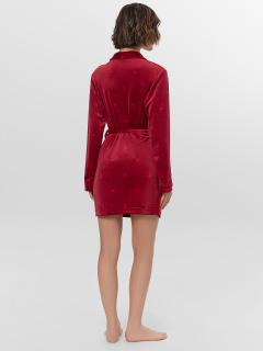 Халат Mark Formelle 552293/25-37513ПП-3 бантики_на_бордовом - фото 2