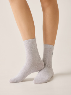 Носки CONTE CLASSIC светло-серый 24С-151СП - фото 5