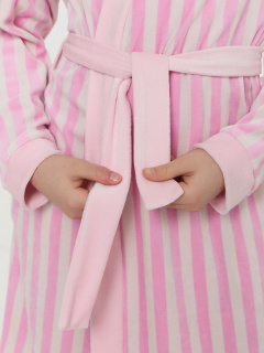 Халат Mark Formelle 557703-2/25-37685ПП-3 розовая_полоска - фото 5