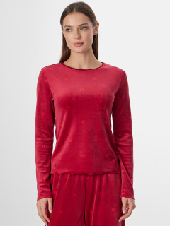 Брюки, джемпер Mark Formelle 592561/25-37733ПП-3 бантики_на_бордовом - фото 1