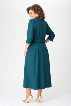 Платье БАГРЯНИЦА 3158 бирюза - фото 5