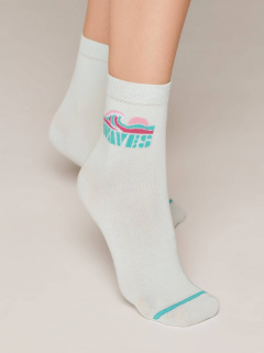 Носки CONTE ESLI CLASSIC бледно-бирюзовый 21С-69СПЕ - фото 4