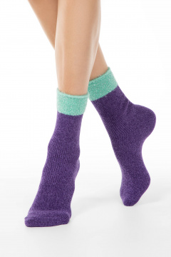 Носки CONTE ESLI HOME LINE 52-119 фиолетовый - фото 4