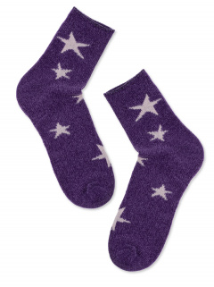 Носки CONTE ESLI HOME LINE фиолетовый 52-120 - фото 3