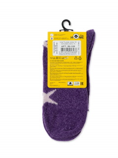 Носки CONTE ESLI HOME LINE фиолетовый 52-120 - фото 5