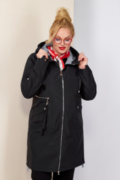 Плащ Shetti 2188 черный - фото 5