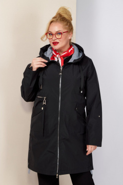 Плащ Shetti 2188 черный - фото 4