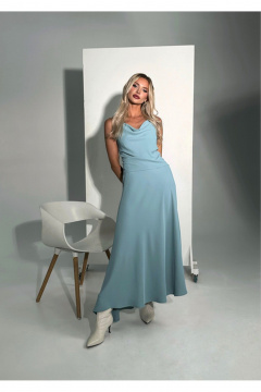 Топ, юбка MONA STYLE 25016 бирюзовый - фото 3