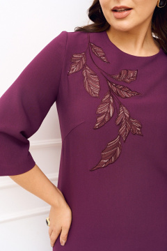 Платье Jolie 1833 винный - фото 5