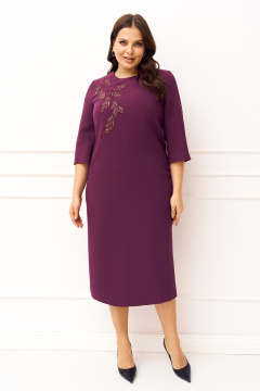 Платье Jolie 1833 винный - фото 1