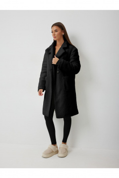 Пальто V&N Fashion 1057 черный - фото 1