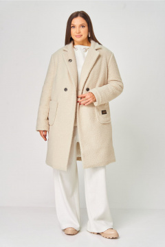 Пальто V&N Fashion 1057 бежевый - фото 1