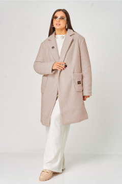 Пальто V&N Fashion 1057 пудра - фото 2