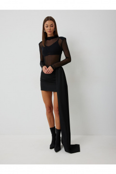 Юбка V&N Fashion 1018 черный - фото 3