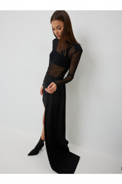 Водолазка, юбка V&N Fashion 1019 черный - фото 3