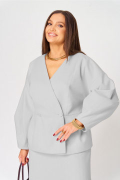 Жакет V&N Fashion 1048 серый - фото 2